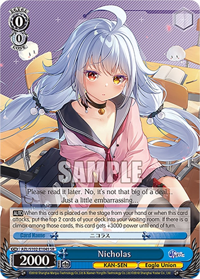 Nicholas (SR) (102104) - Weiss Schwarz Single