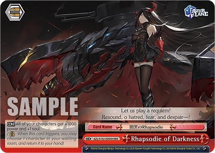 Rhapsodie of Darkness (RRR) (102095) - Weiss Schwarz Single