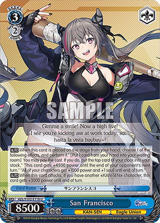 San Francisco (102118) - Weiss Schwarz Single