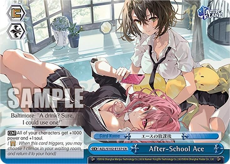 After-School Ace (102137) - Weiss Schwarz Single
