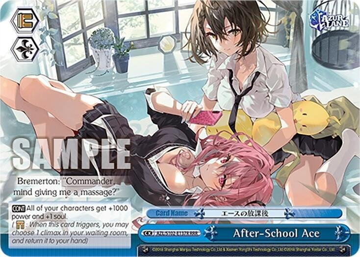 After-School Ace (RRR) (102137) - Weiss Schwarz Single