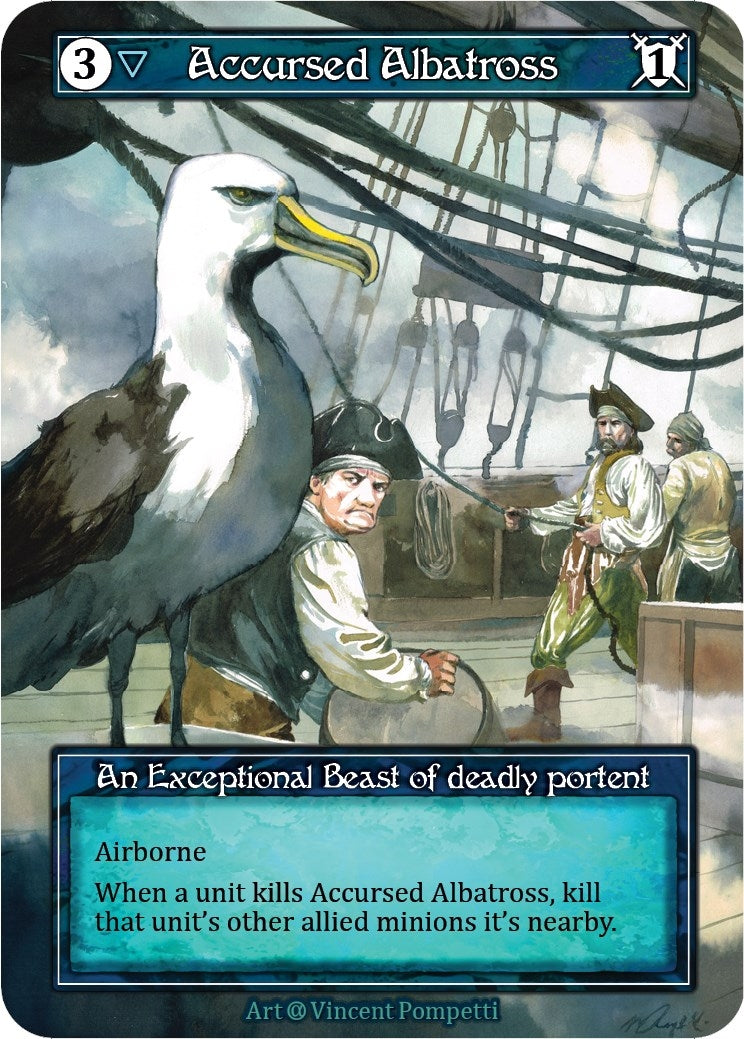 Image for Accursed Albatross (Foil) (Alpha) - Sorcery: Contested Realm