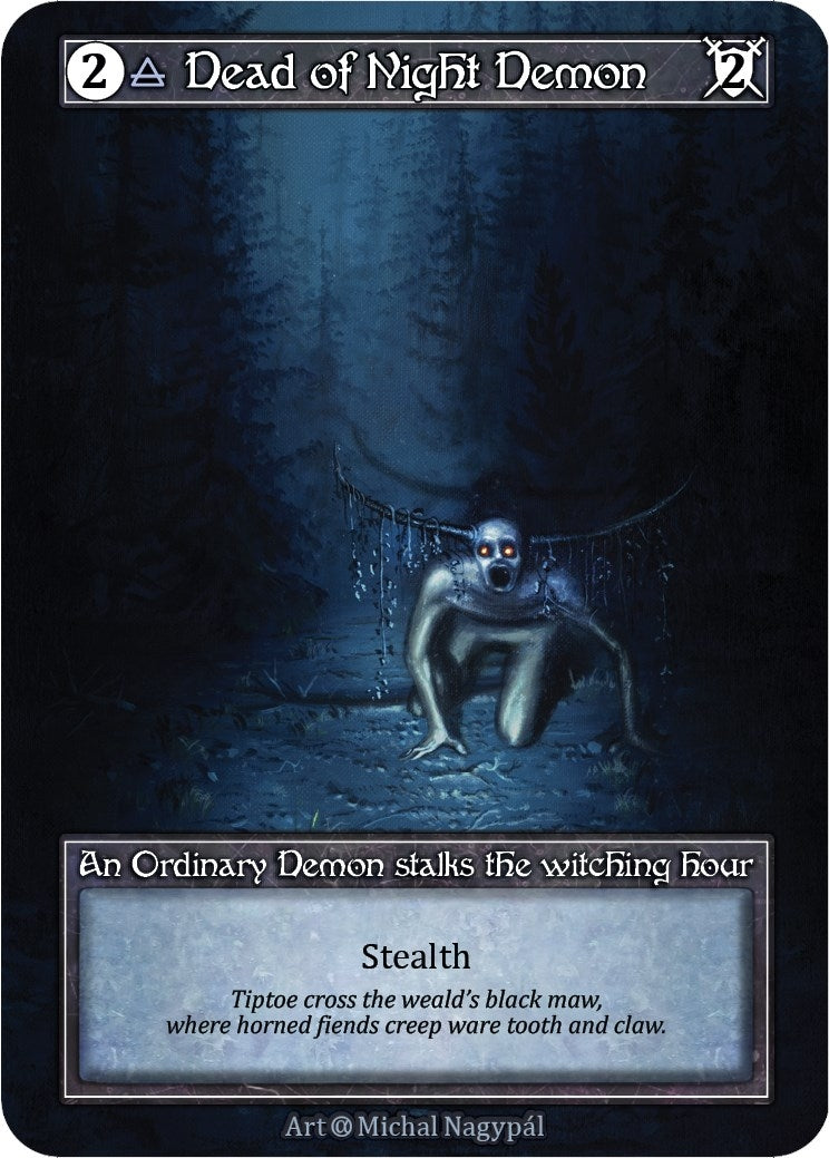 Image for Dead of Night Demon (Foil) (Alpha) - Sorcery: Contested Realm