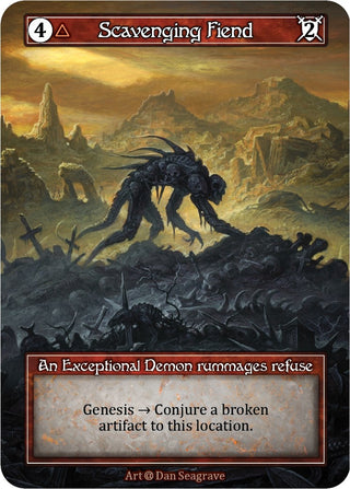 Image for Scavenging Fiend (Foil) (Alpha) - Sorcery: Contested Realm