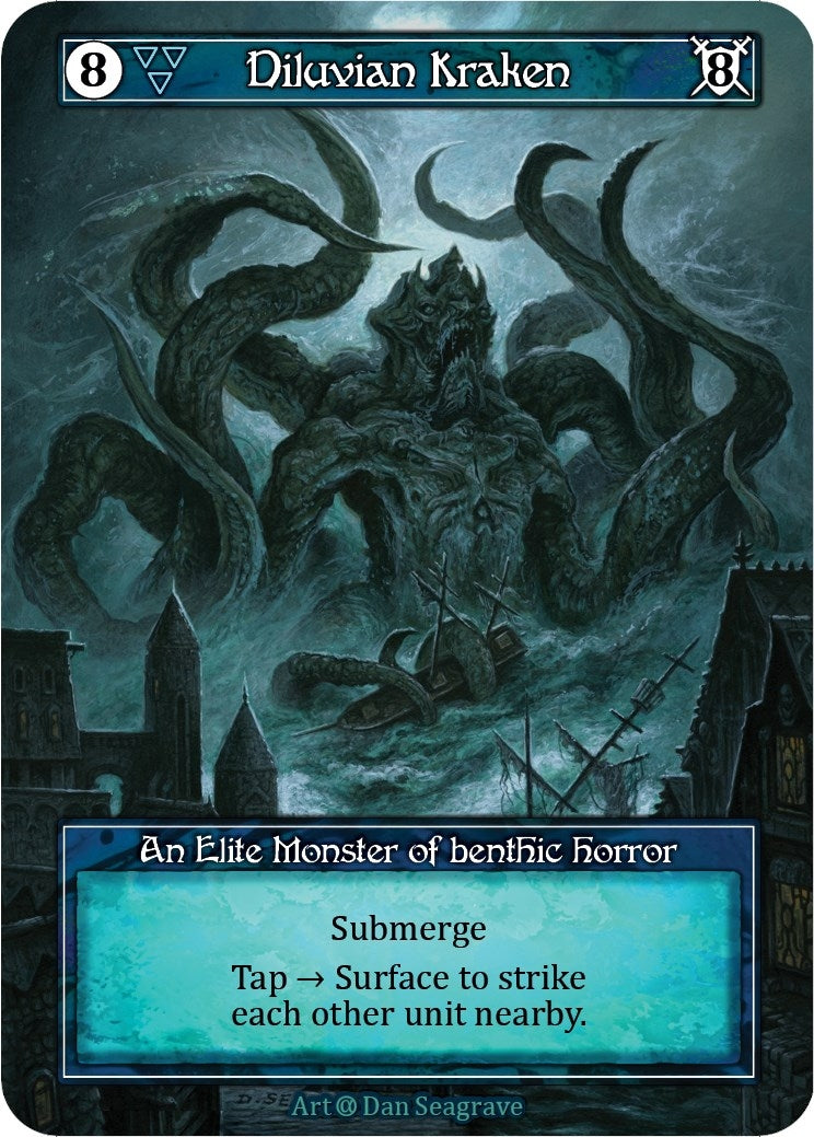 Image for Diluvian Kraken (Foil) (Alpha) - Sorcery: Contested Realm