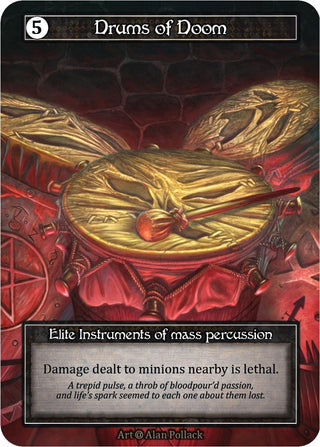 Image for Drums of Doom (Foil) (Alpha) - Sorcery: Contested Realm