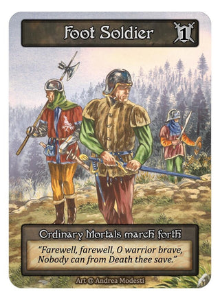Image for Foot Soldier (1) (Box Topper) (Alpha) - Sorcery: Contested Realm