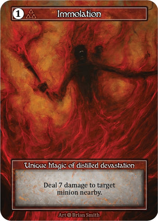 Image for Immolation (Foil) (Alpha) - Sorcery: Contested Realm