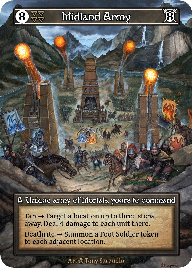 Image for Midland Army (Foil) (Alpha) - Sorcery: Contested Realm