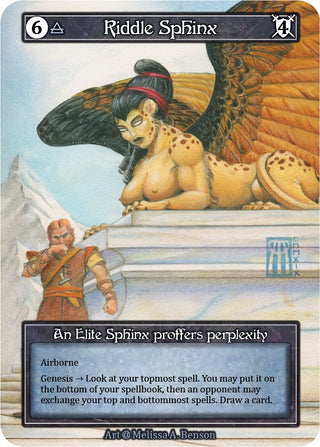 Image for Riddle Sphinx (Foil) (Alpha) - Sorcery: Contested Realm