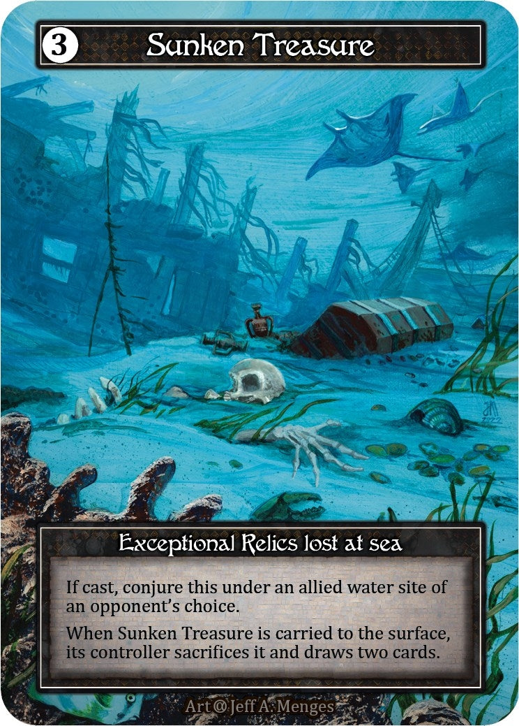 Image for Sunken Treasure (Foil) (Alpha) - Sorcery: Contested Realm