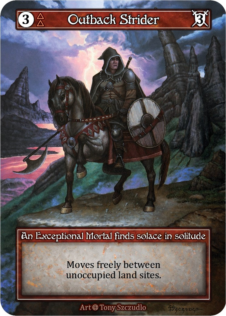 Image for Outback Strider (Foil) (Alpha) - Sorcery: Contested Realm