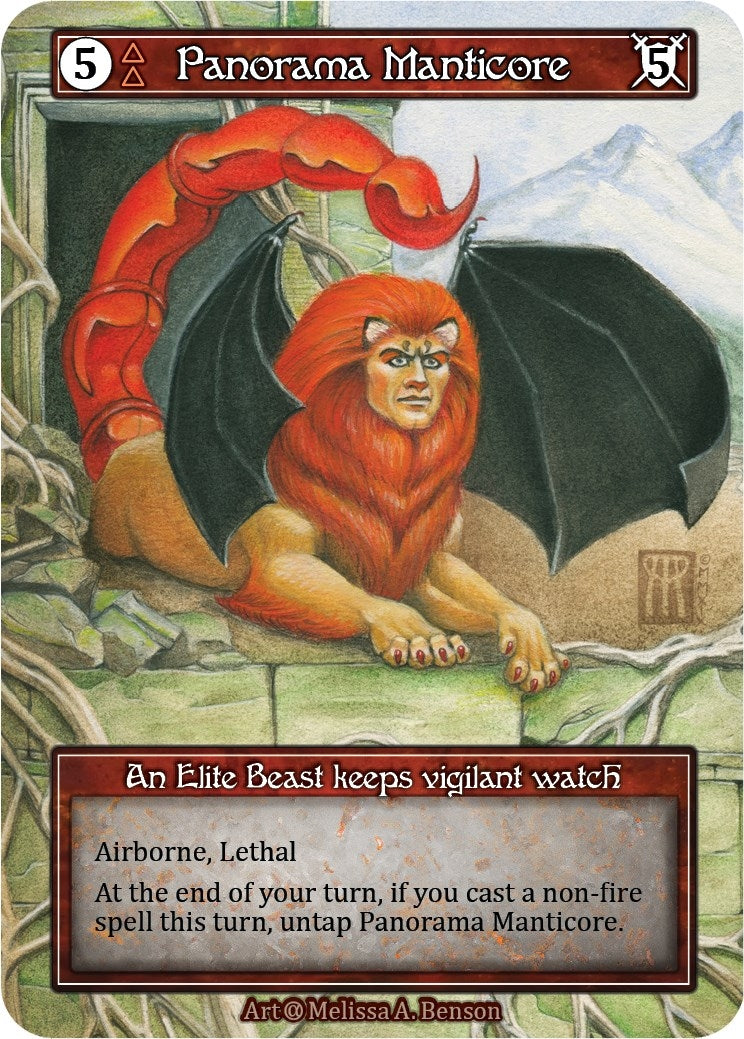 Image for Panorama Manticore (Foil) (Alpha) - Sorcery: Contested Realm