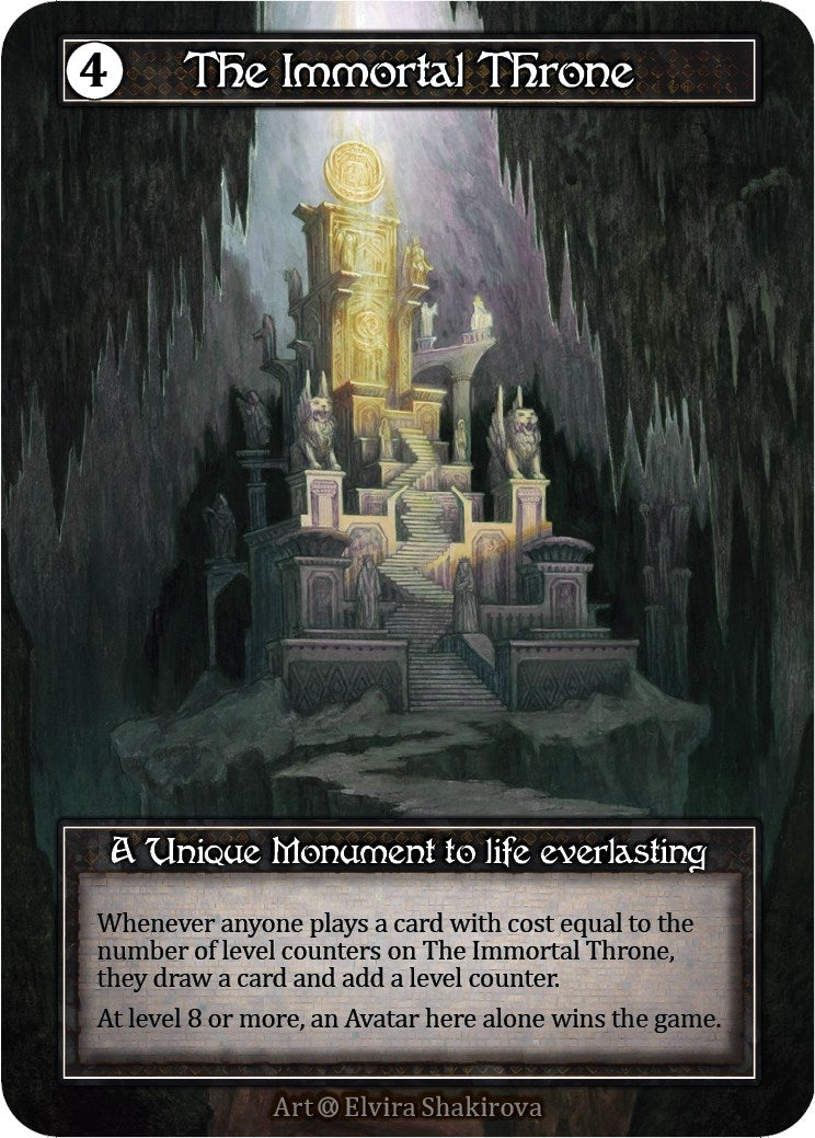 Image for The Immortal Throne (Foil) (Alpha) - Sorcery: Contested Realm