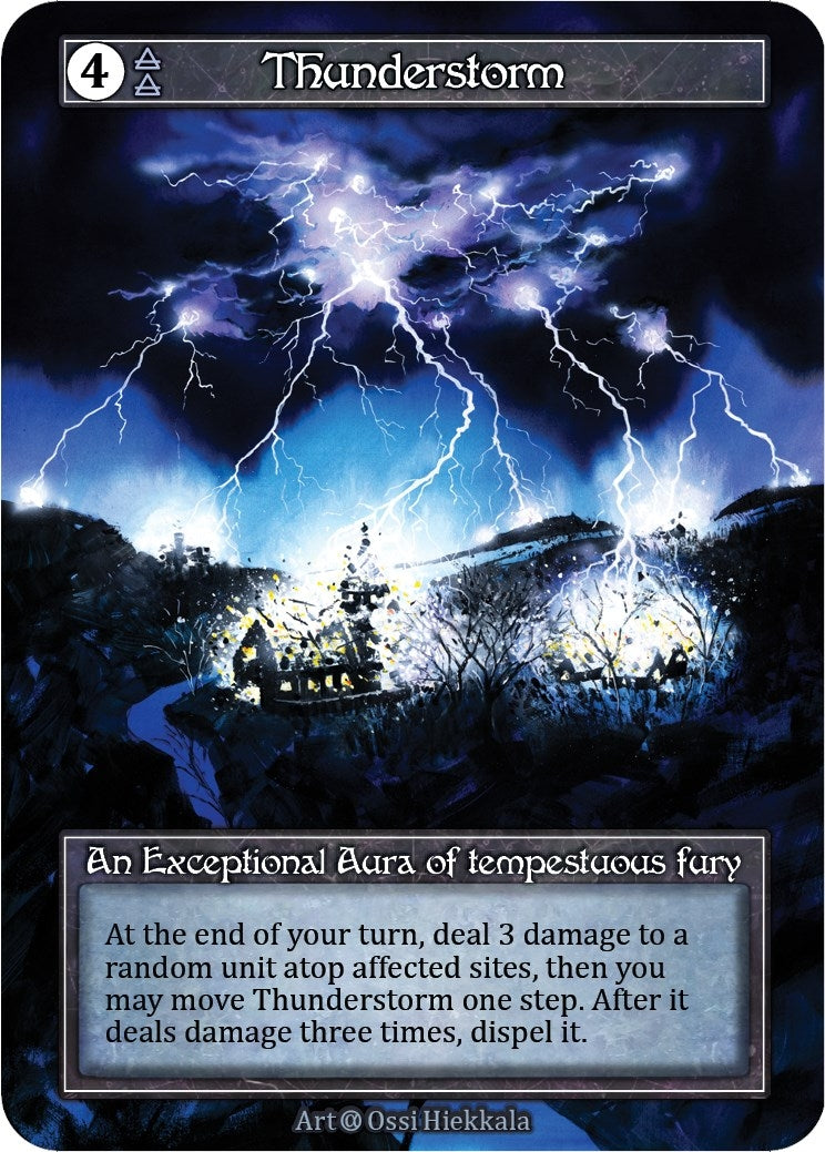 Image for Thunderstorm (Foil) (Alpha) - Sorcery: Contested Realm