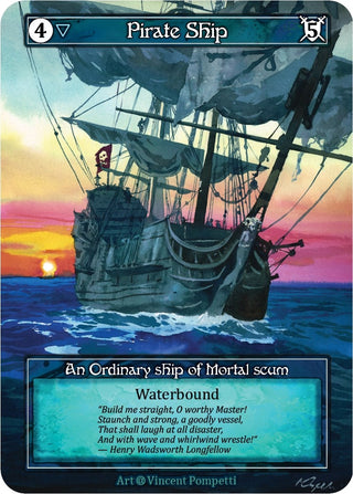 Image for Pirate Ship (Foil) (Alpha) - Sorcery: Contested Realm