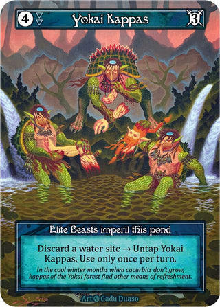 Image for Yokai Kappas (Foil) (Beta) - Sorcery: Contested Realm