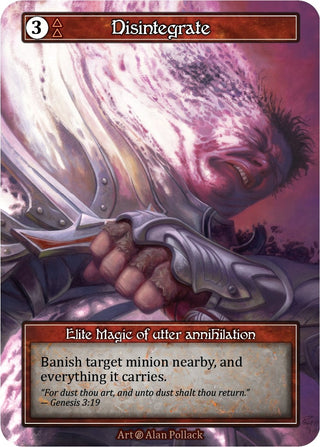 Image for Disintegrate (Foil) (Beta) - Sorcery: Contested Realm