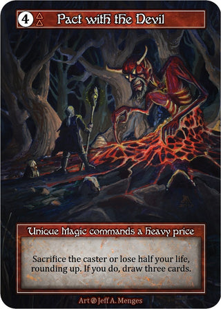 Image for Pact with the Devil (Foil) (Beta) - Sorcery: Contested Realm