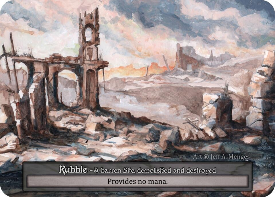 Image for Rubble (Box Topper) (Beta) - Sorcery: Contested Realm