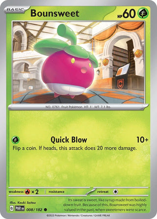Bounsweet (8) (PAR) - Pokemon Single