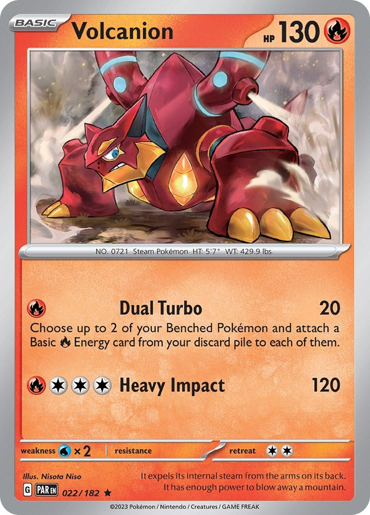 Volcanion (22) (PAR) - Pokemon Single