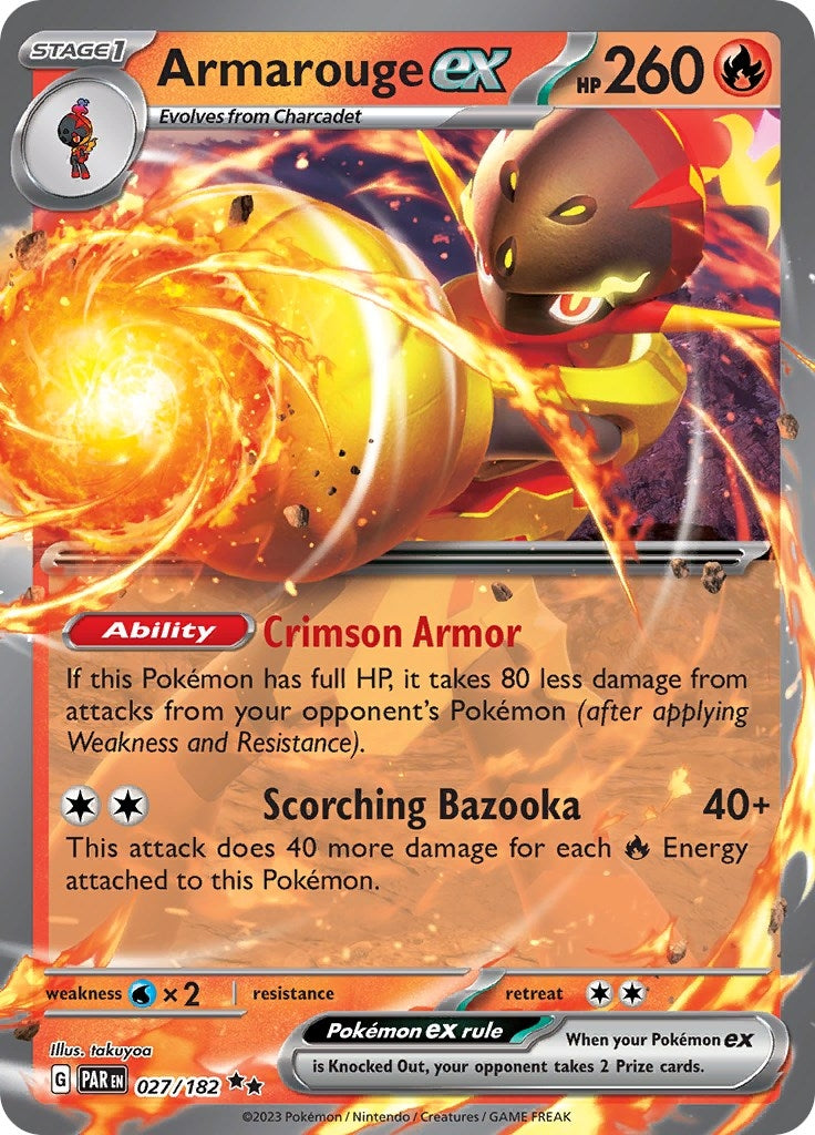 Armarouge ex (27) (PAR) - Pokemon Single