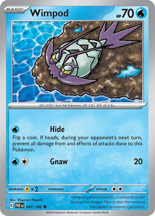 Wimpod - 047/182 (47) (PAR) - Pokemon Single