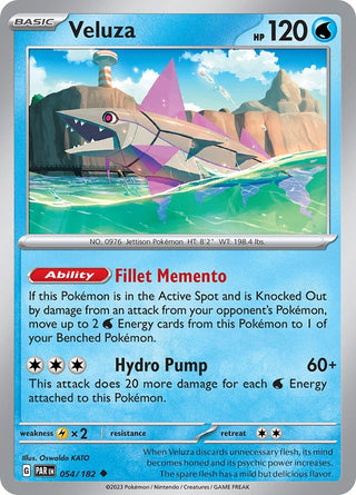 Image for Veluza (054/182) (SV04: Paradox Rift) - Pokemon