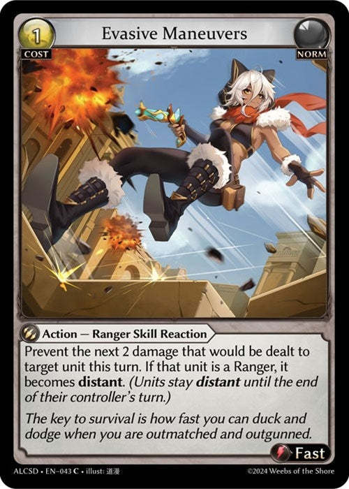 Image for Evasive Maneuvers (043) (Alchemical Revolution Starter Decks) - Grand Archive TCG