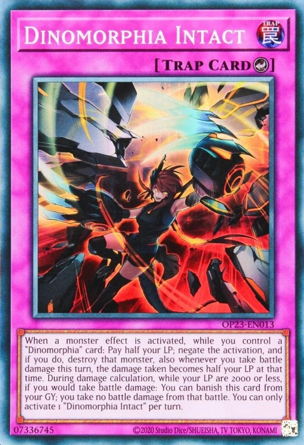 Dinomorphia Intact (23013) (OP23) - YuGiOh Single