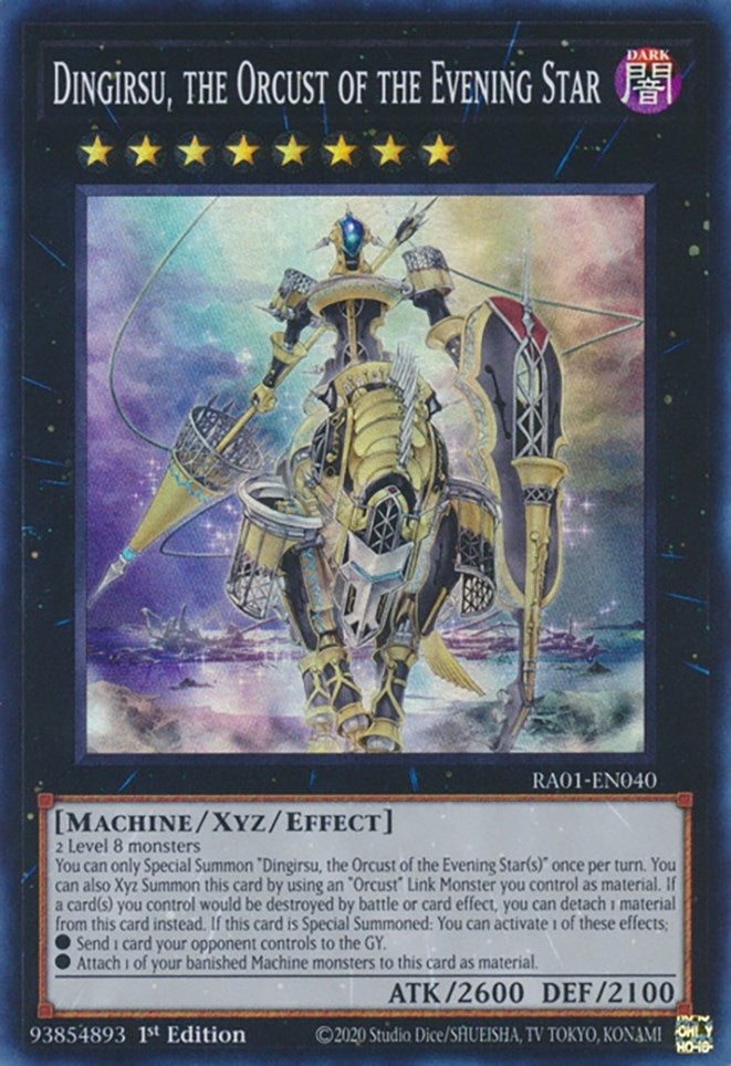 Dingirsu the Orcust of the Evening Star (1040) (RA01) - YuGiOh Single