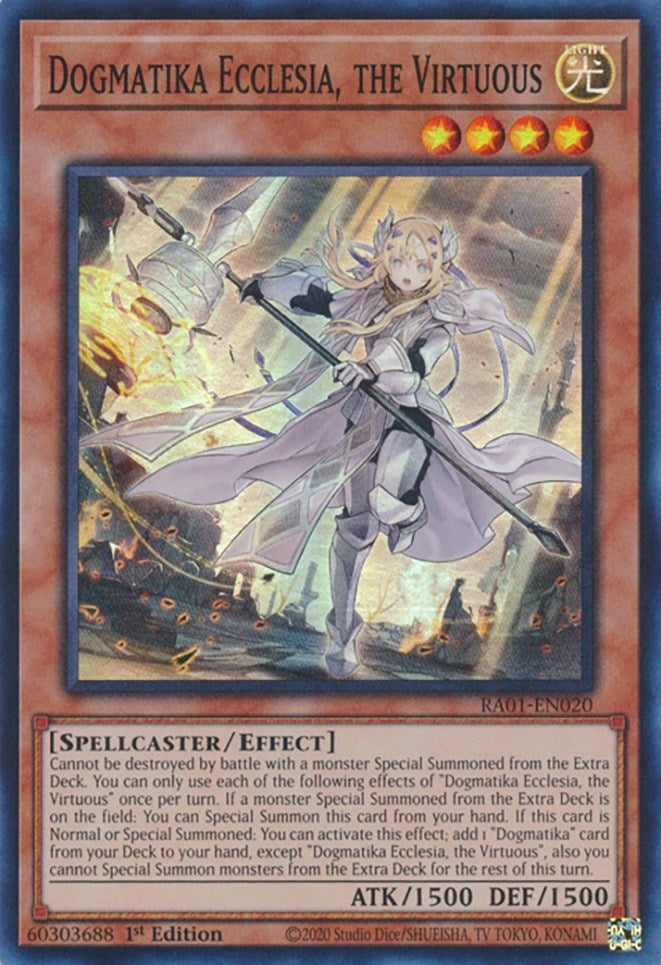 Dogmatika Ecclesia the Virtuous (1020) (RA01) - YuGiOh Single