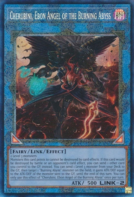 Cherubini Ebon Angel of the Burning Abyss (PCR) (1042) (RA01) - YuGiOh Single