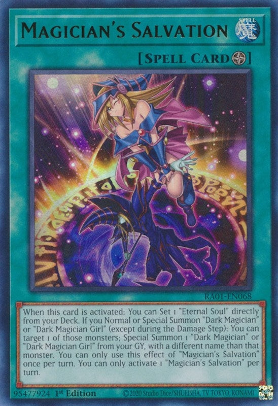 Magician’s Salvation (UR) (1068) (RA01) - YuGiOh Single