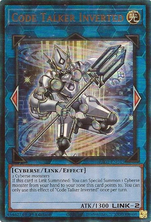 Code Talker Inverted (PUR) (1045) (RA01) - YuGiOh Single