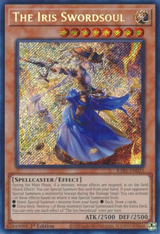 The Iris Swordsoul (Secret Rare) (1023) (RA01) - YuGiOh Single