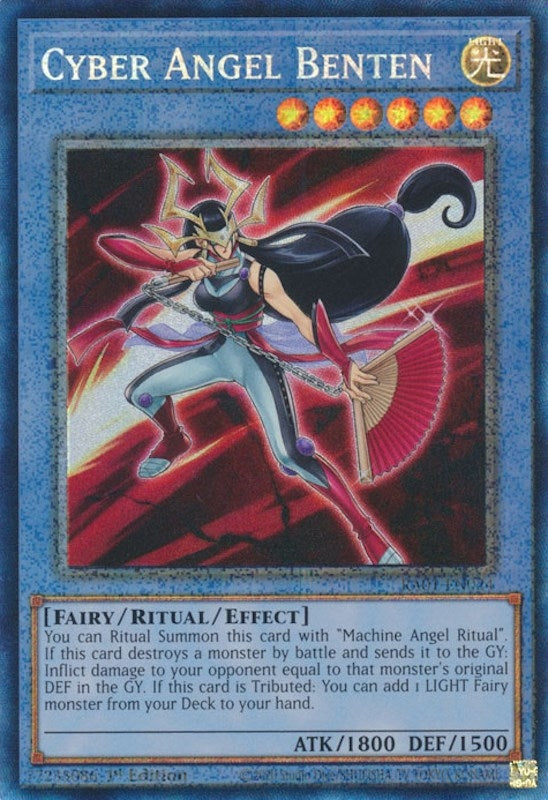 Cyber Angel Benten (PCR) (1024) (RA01) - YuGiOh Single