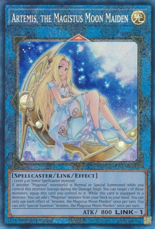 Artemis the Magistus Moon Maiden (PCR) (1049) (RA01) - YuGiOh Single