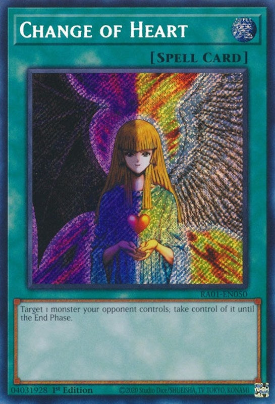 Change of Heart (Secret Rare) (1050) (RA01) - YuGiOh Single