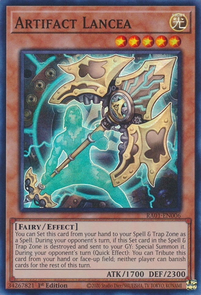 Artifact Lancea (1006) (RA01) - YuGiOh Single