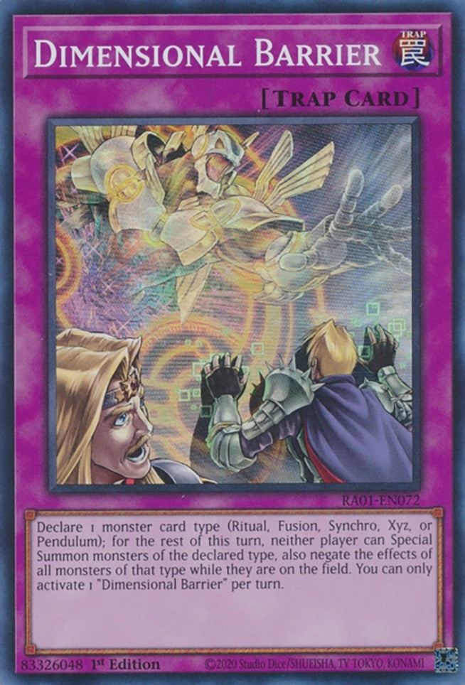 Dimensional Barrier (1072) (RA01) - YuGiOh Single