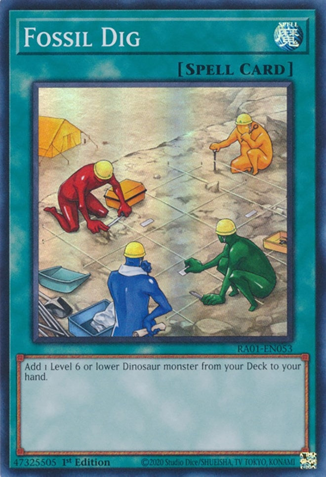 Fossil Dig (1053) (RA01) - YuGiOh Single