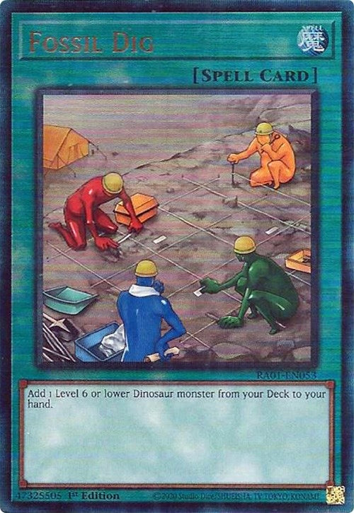 Fossil Dig (PUR) (1053) (RA01) - YuGiOh Single