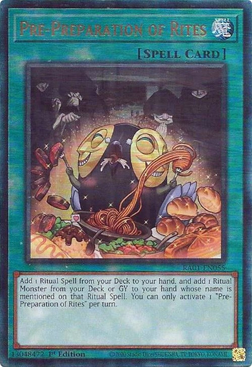 Pre-Preparation of Rites (PUR) (1055) (RA01) - YuGiOh Single