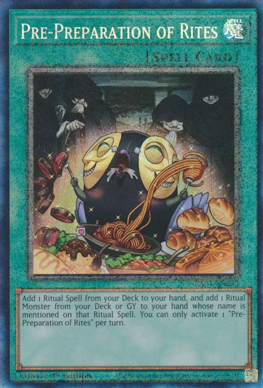 Pre-Preparation of Rites (PCR) (1055) (RA01) - YuGiOh Single
