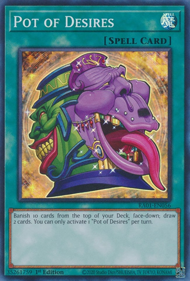 Pot of Desires (1056) (RA01) - YuGiOh Single