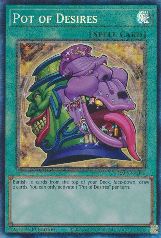 Pot of Desires (PCR) (1056) (RA01) - YuGiOh Single