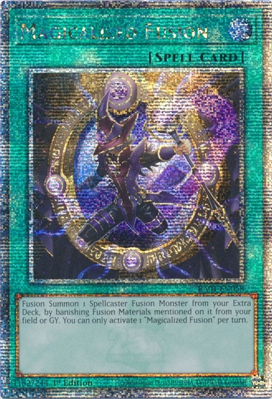 Magicalized Fusion (Quarter Century Secret Rare) (1058) (RA01) - YuGiOh Single