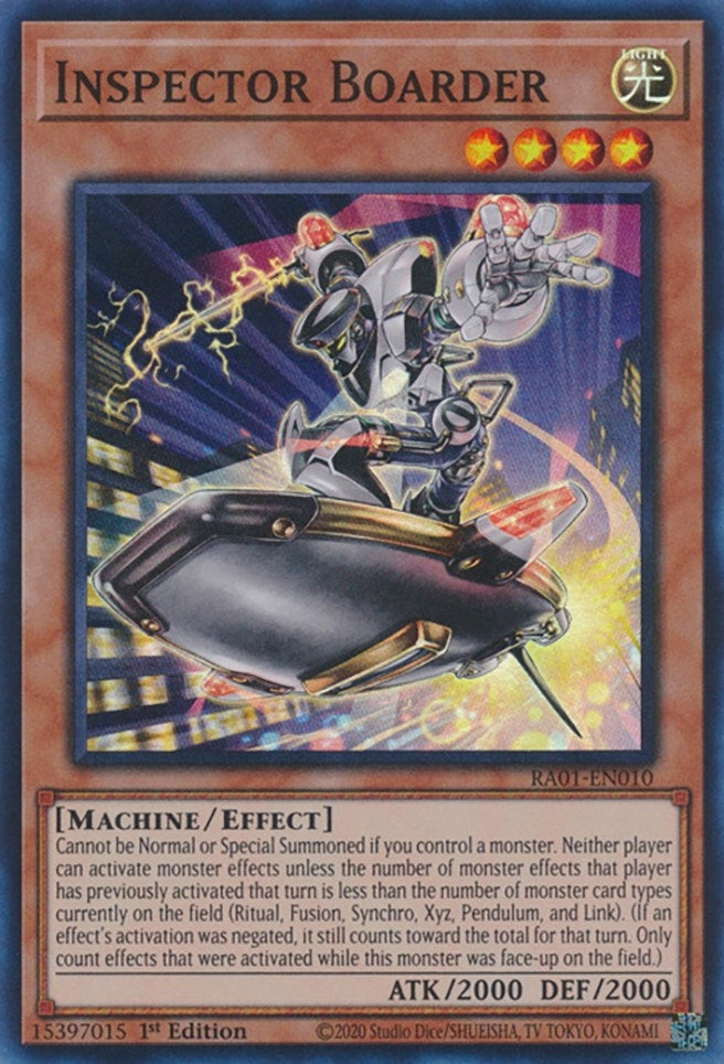 Inspector Boarder (1010) (RA01) - YuGiOh Single